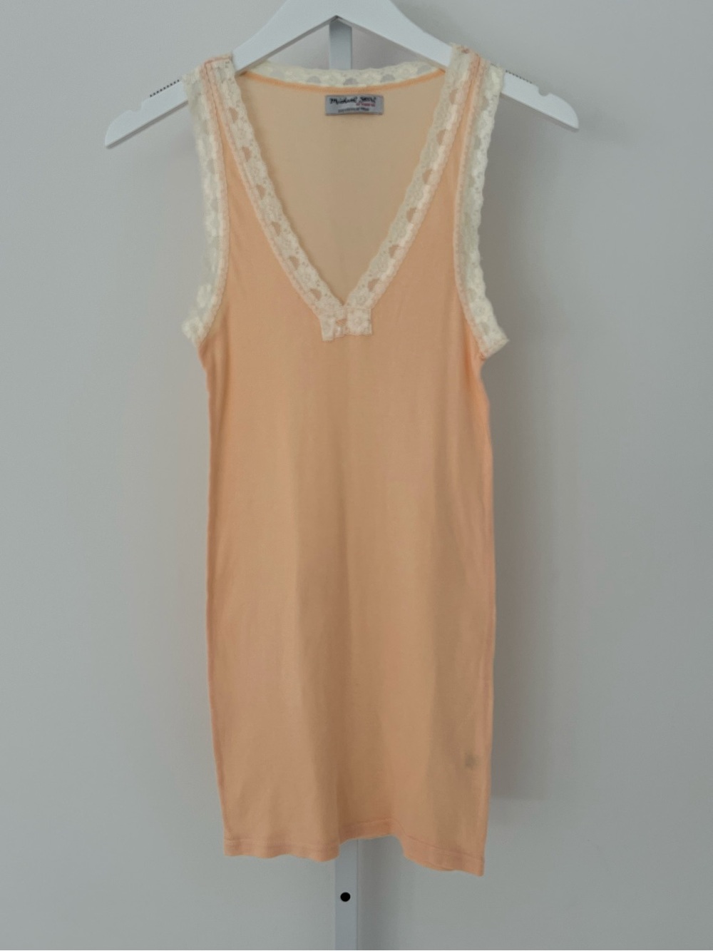 MICHAEL STARS PEACH TANK TOP ONE SIZE NWOTS!